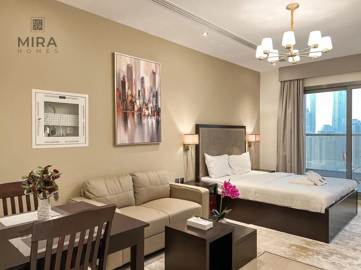 Apartment Mira Holiday Homes - Lovely Studio With Burj Khalifa View Dubai